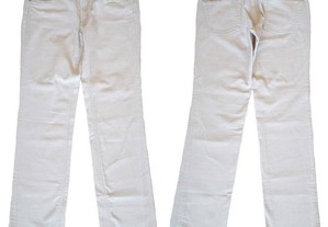 Calças Bombazine Brancas - Como Novas