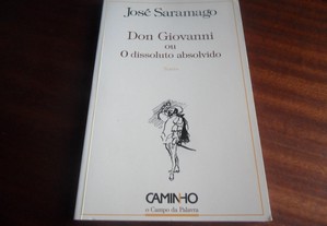 "Don Giovanni ou o Dissoluto Absolvido" de José Saramago - 1ª Edição de 1905