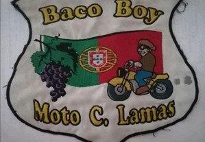 Patche ou emblema do Moto Clube de Lamas de Miranda do Corvo - Baco Boy