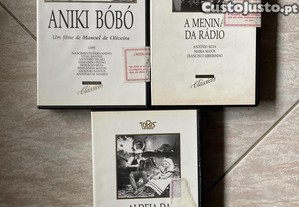 Cassetes VHS de filmes clássicos Portugueses