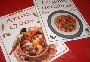 2 livros culinária