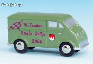 DKW Schnellaster Van - "10º Franken Benefiz Rallye" - Schuco Piccolo - esc.1/90 - como NOVO