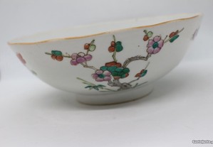 Taça Porcelana Chinesa Família Rosa XVIII 21 cm