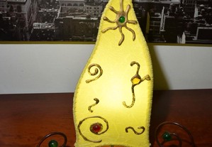 Candeeiro Vintage Tarogo Amarelo
