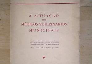 A situação dos médicos-veterinários municipais