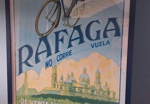 Poster vintage bicicleta Rafaga