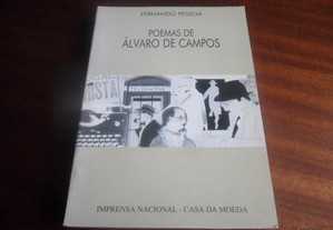 "Poemas de Álvaro de Campos" de Fernando Pessoa - Edição de 1992
