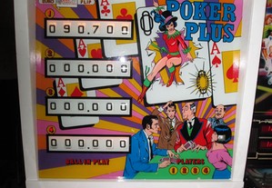 flipper Poker Plus eletromecanica ano 1977