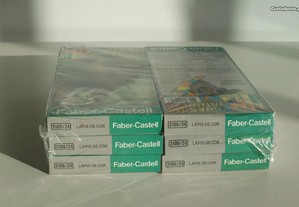 6 Embalagens de 24 Lapis de Cor Faber Castell