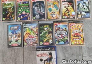 Jogos para a psp, playstation 2,3 nintendo ds