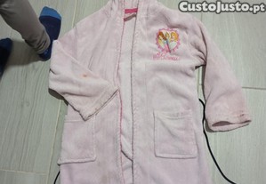 Roupão infantil Disney Princess 110/116 cm