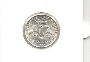 Espadim - Moeda de 2$50 de 1943 - Flor