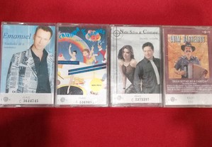 K7 Cassetes de música popular portuguesa (preço por unidade)