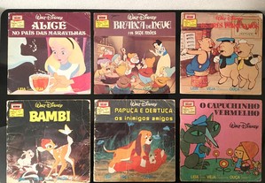 Antigos Livros Walt Disney, para acompanhar com k7