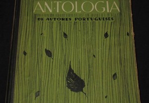 Livro Antologia de Autores Portugueses Escolar