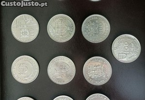 Conjunto de 13 moedas 100 escudos