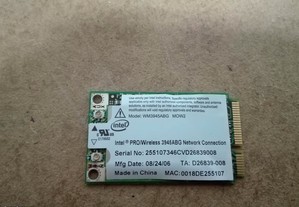 Placa Intel Wireless 3945ABG - Usada