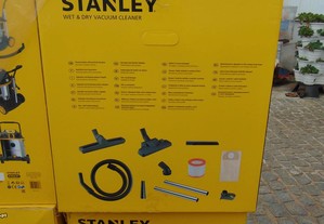 Aspirador Stanley 50 L de 1600W em Inox para liquidos e solidos!