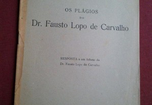 Eduardo Coelho-Os Plágios do Dr. Lopo de Carvalho-1935