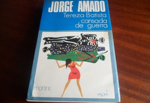 "Tereza Batista Cansada de Guerra" de Jorge Amado - 1ª Edição de 1972