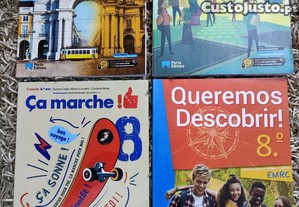 Manuais escolares do 8*ano Novos