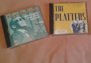 2 CD de Ray Charles+The Platters