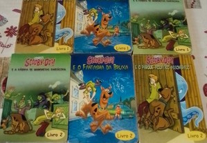 Coleção de 6 livros do Scooby Doo