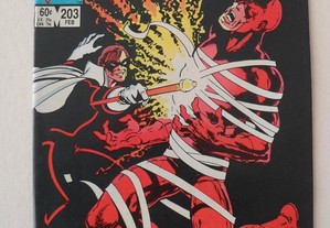 DAREDEVIL 203 Marvel Comics 1984 BD Banda Desenhada Americana