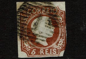 Selo Portugal 1855/6-Afinsa 5 Usado