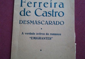Joaquim Cardoso-Ferreira de Castro Desmascarado-1953