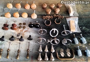 52 Puxadores Moveis Gavetas Portas Armários