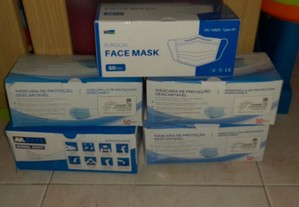 Máscaras Cirúrgicas caixas 50 unidades 1-2EUR 3-5EUR 5-8EUR