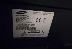 Plasma Samsung 42` Full HD