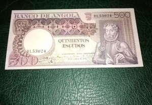 Nota 500 escudos Angola