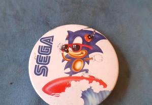 Sega sonic pin crachá vintage