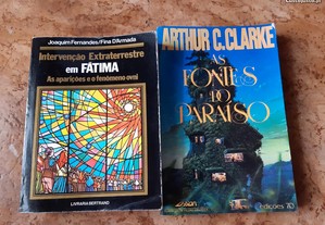 Obras de Joaquim Fernandes e Arthur C. Clarke