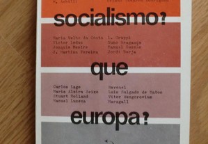 Que socialismo? Que Europa?