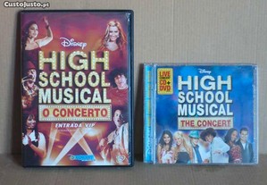 DVD e CD da série "High school musical"