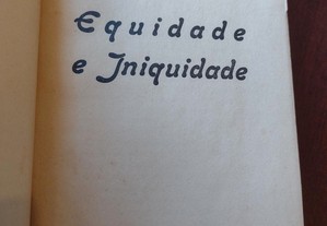 Equidade e Iniquidade - Sebastião Ribeiro 1963