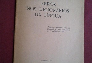 Joaquim da Silveira-Erros nos Dicionários da Língua-1951