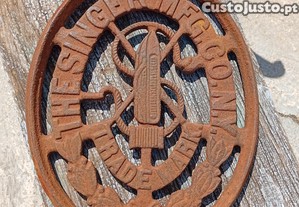 Símbolo singer ferro fundido