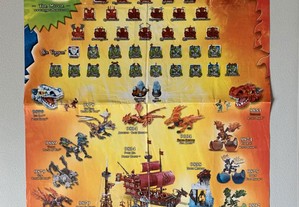 Poster / Manual Mega Bloks 9875 - Daakon Fury Dragon