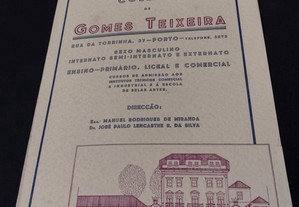 Poster/Cartaz Cartonado do Colégio Gomes Teixeira 1945