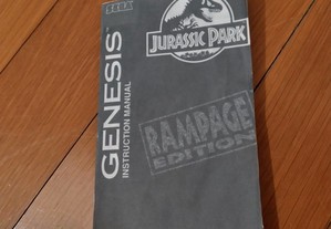 Mega Drive - Manual Jurassic Park Rampage Edition