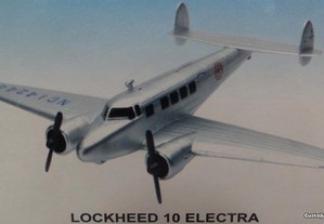 Avião miniatura Lockheed 10 Electra