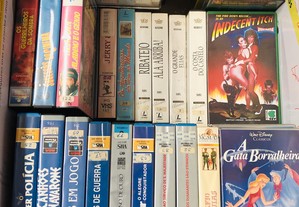 +40 títulos Filmes VHS: tudo por 25 euros