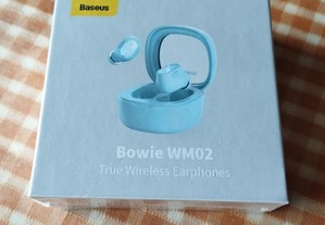 Earbuds Baseus Bowie WM02 True Wireless Azuis