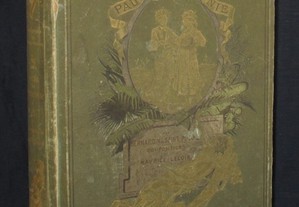 Livro Paul et Virginie Bernardin de Saint-Pierre 1888