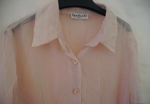 Blusa cor de rosa - Spatiale - Tamanho Único