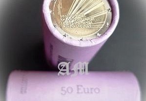 Portugal - 2 euros Rolos de moedas Presidência Portuguesa da União Europeia - AM
